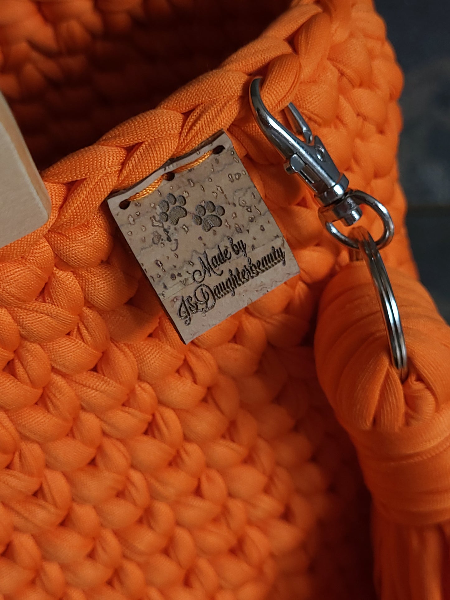 Handmade crochet handbag
