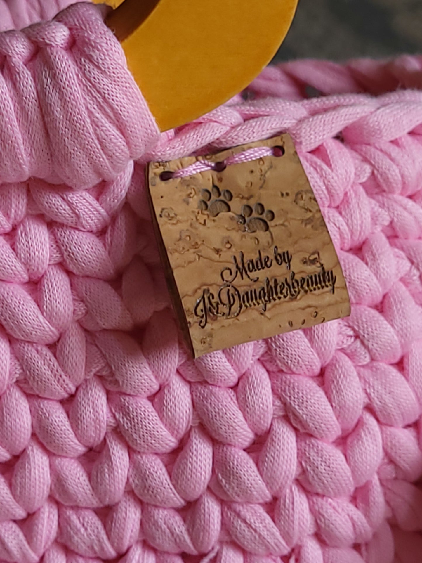 Handmade crochet handbag