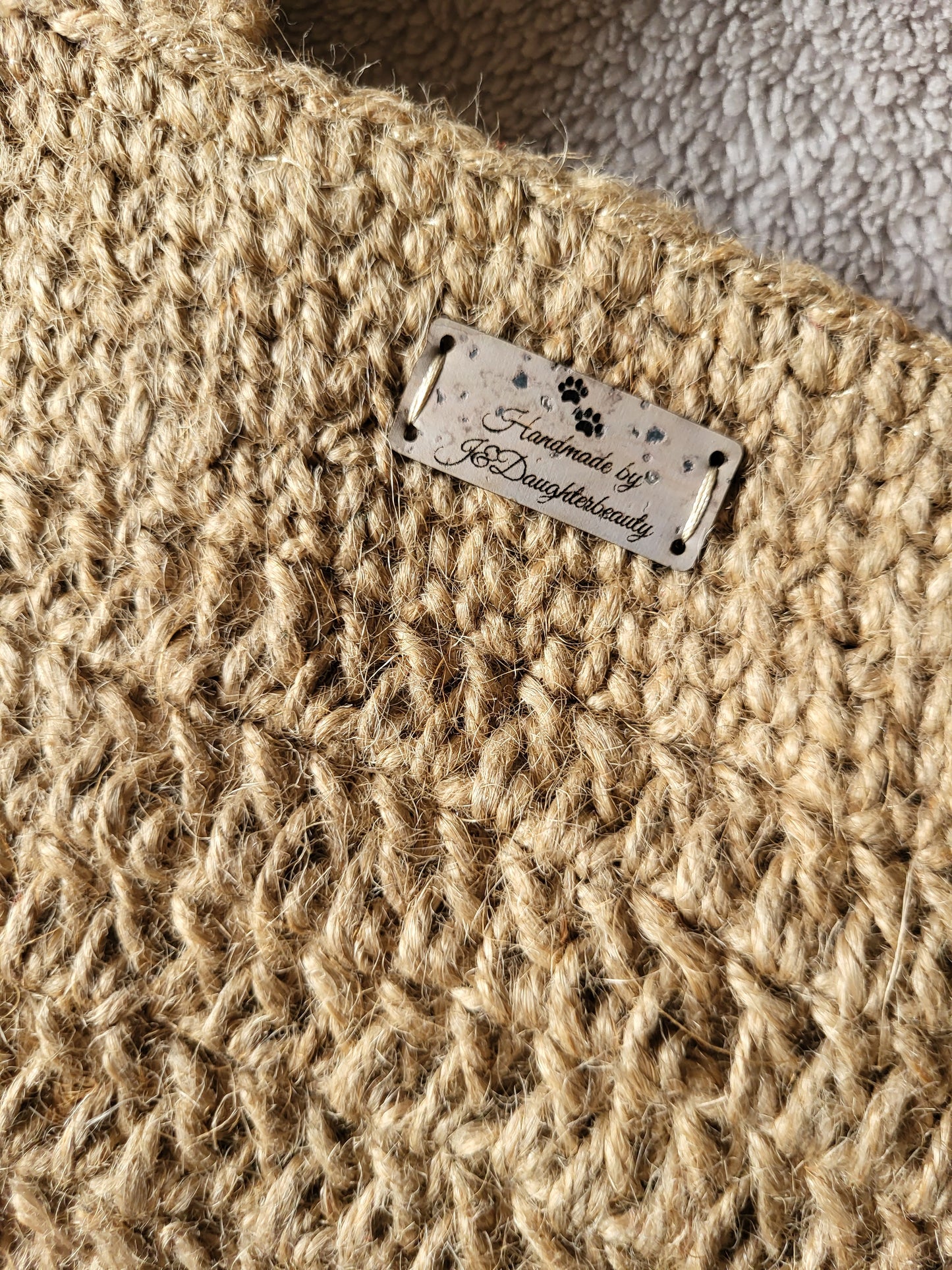 Handmade crochet beach or shoulder bag