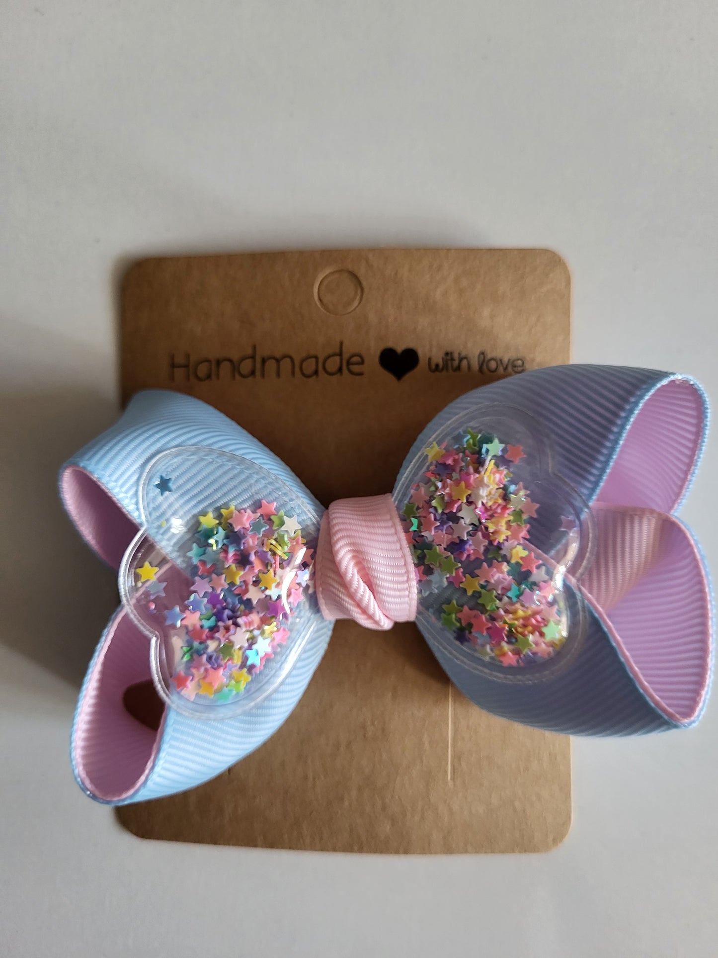 Star bow hair clip