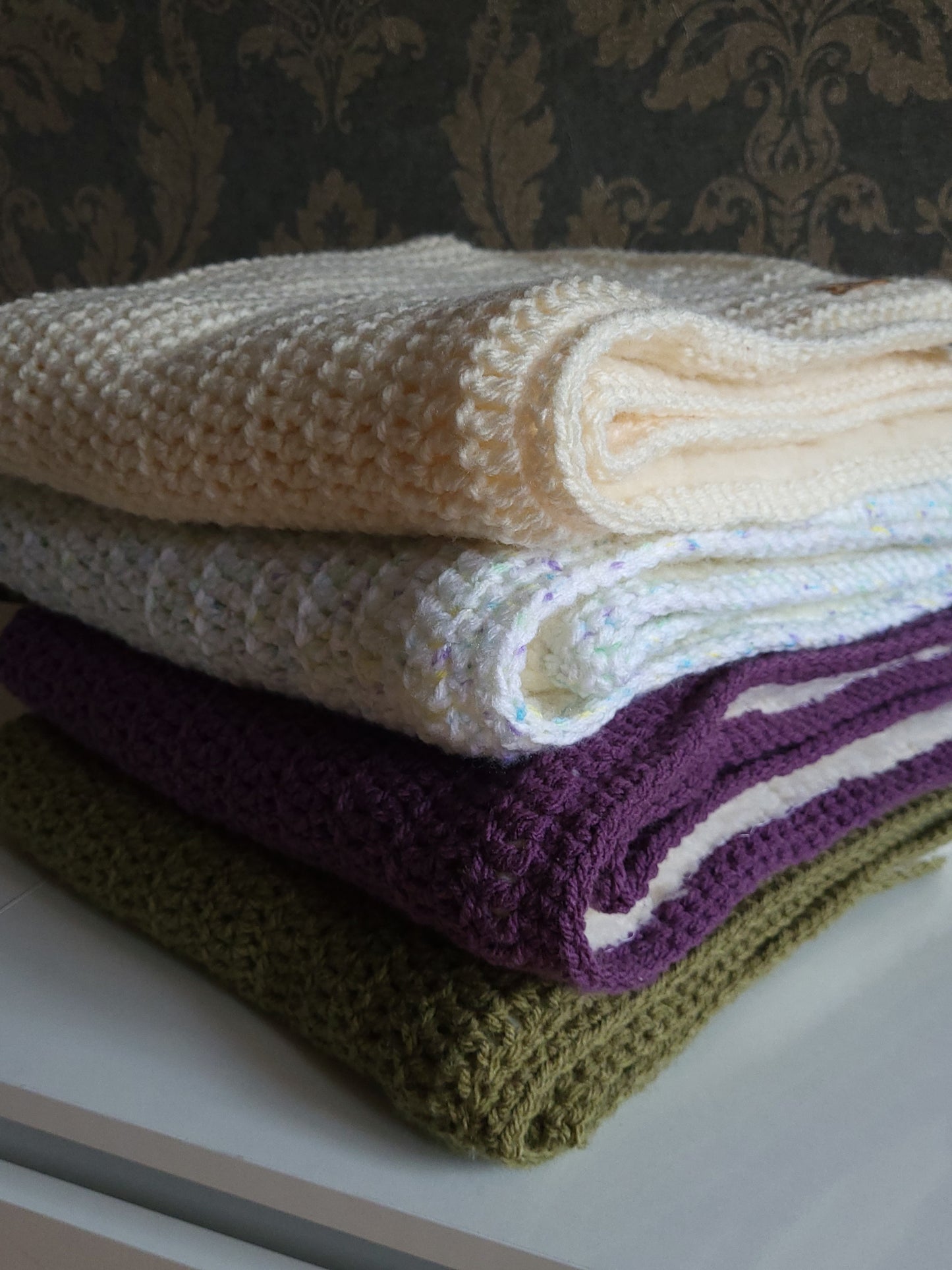 Handmade crochet blanket