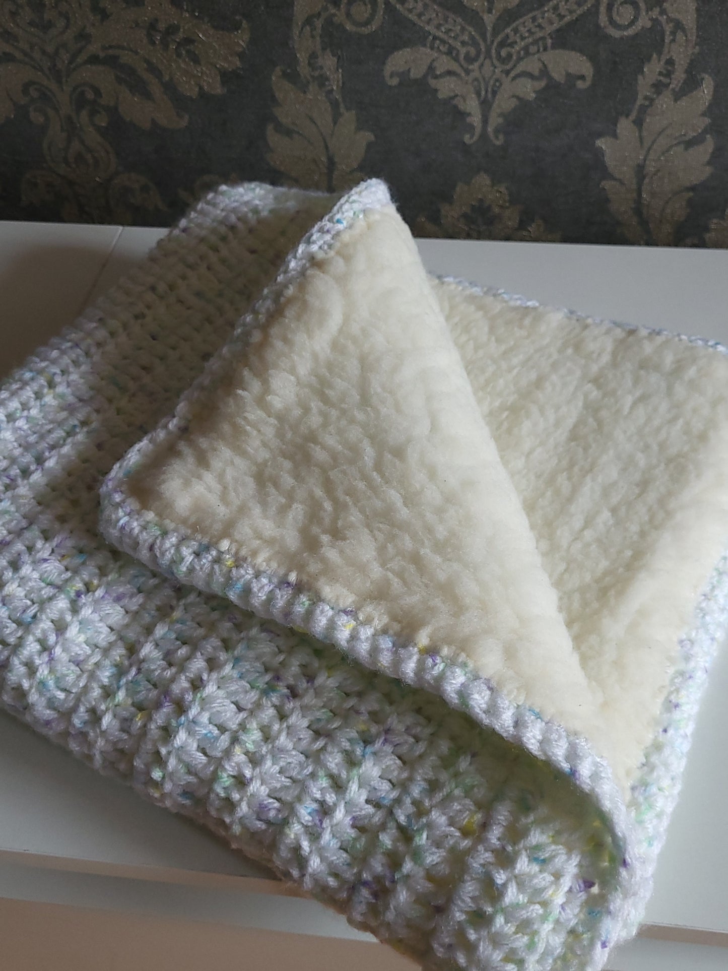 Handmade crochet blanket