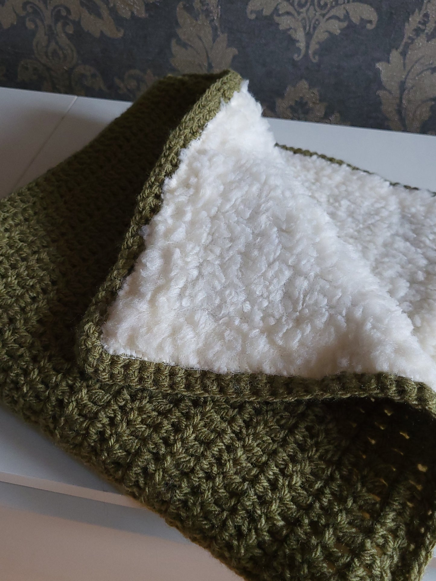 Handmade crochet blanket