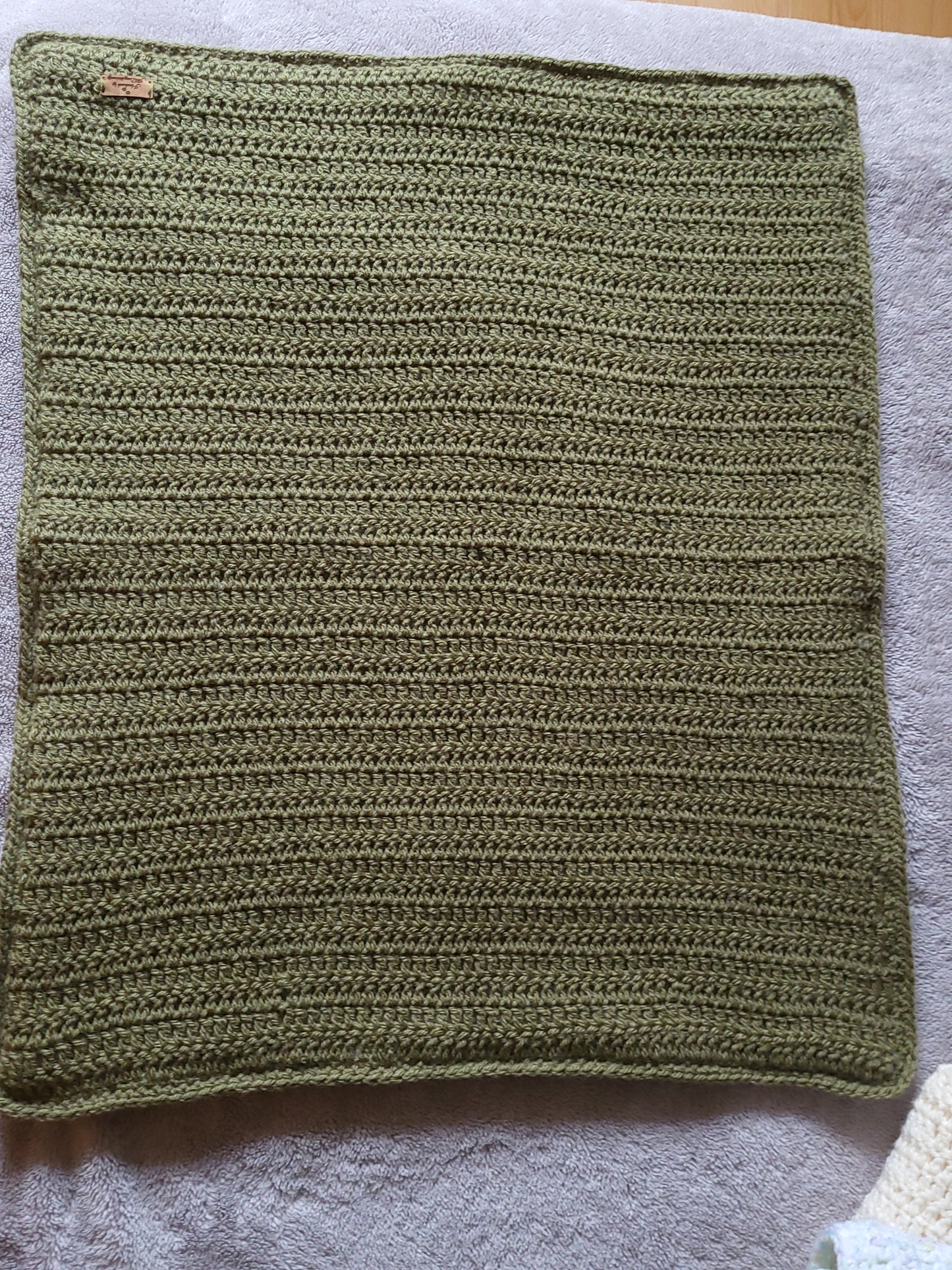 Handmade crochet blanket