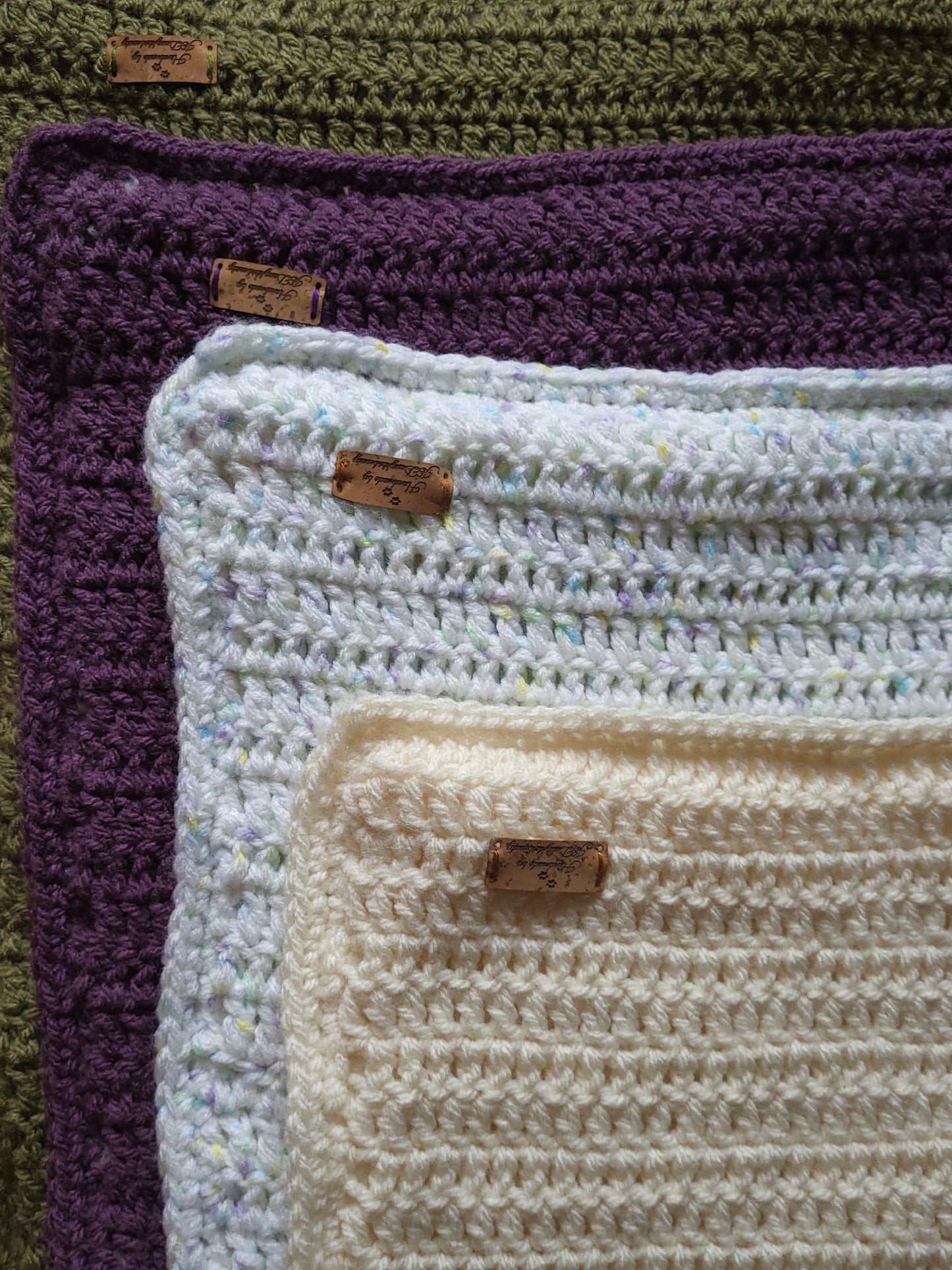 Handmade crochet blanket