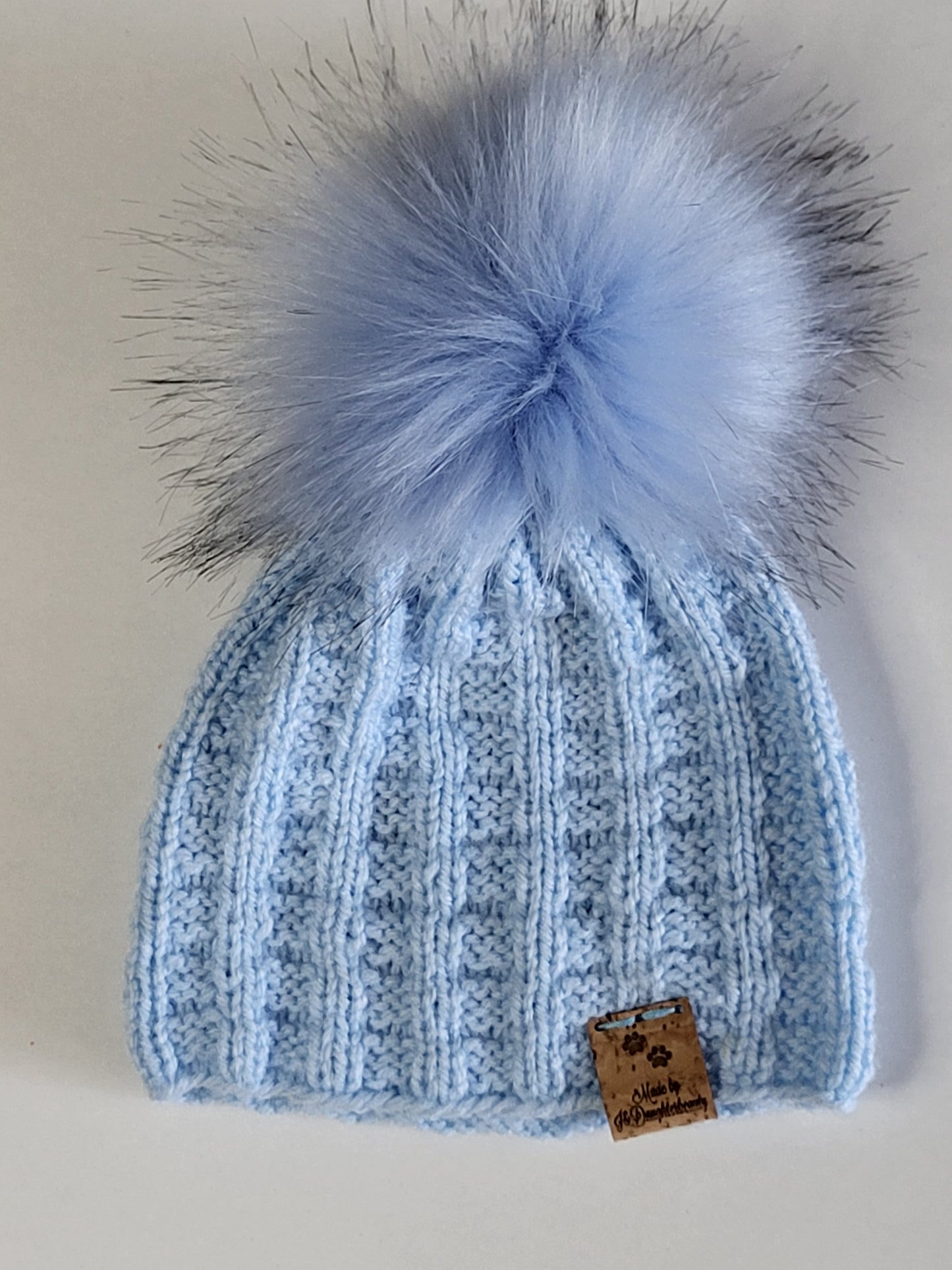 Knitted newborn beanie hats