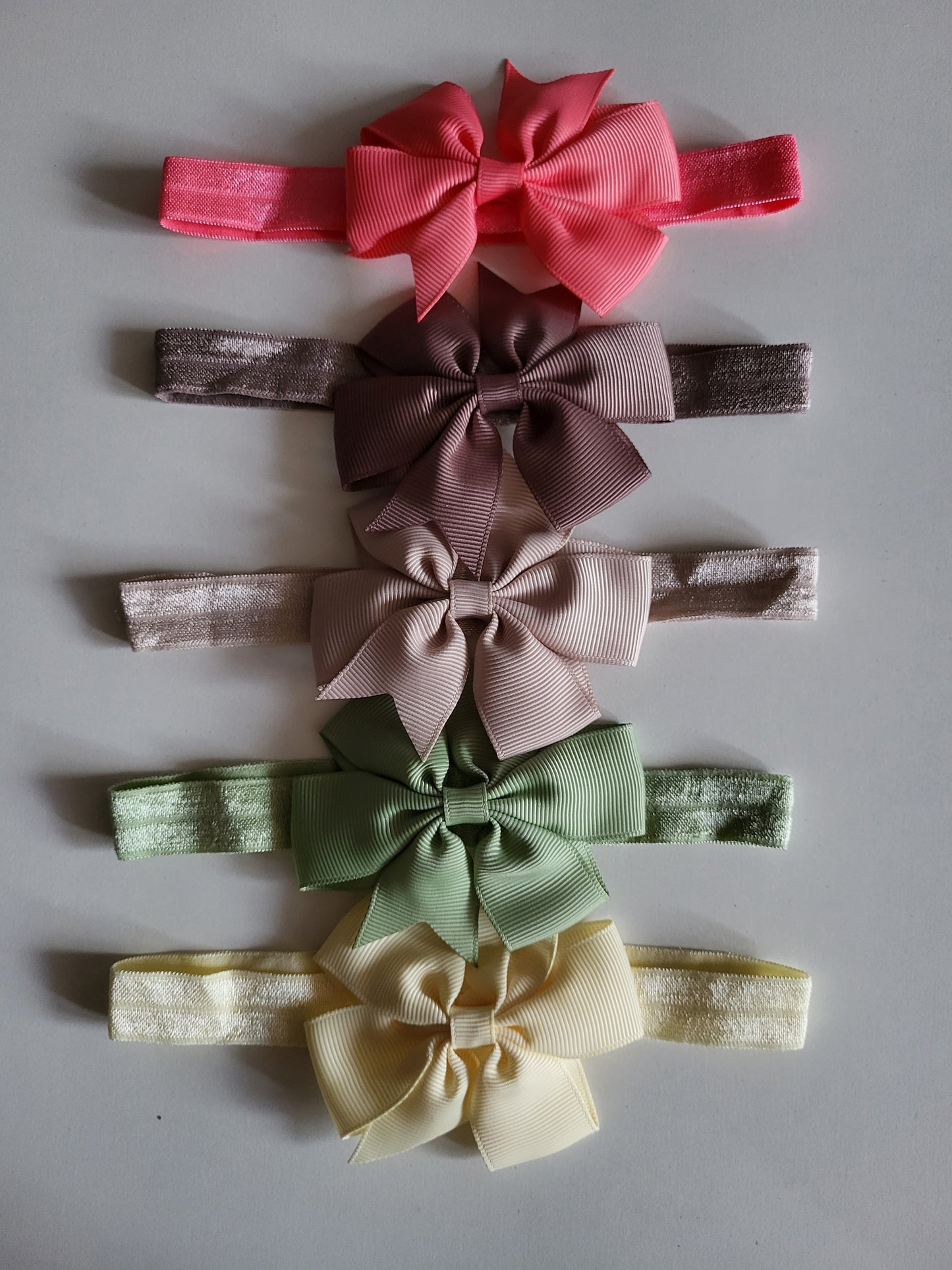 Bow hairbands ×5
