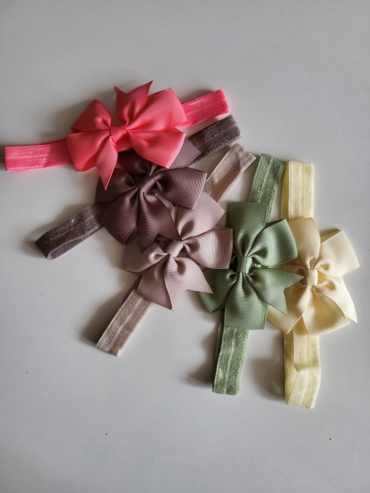 Bow hairbands ×5