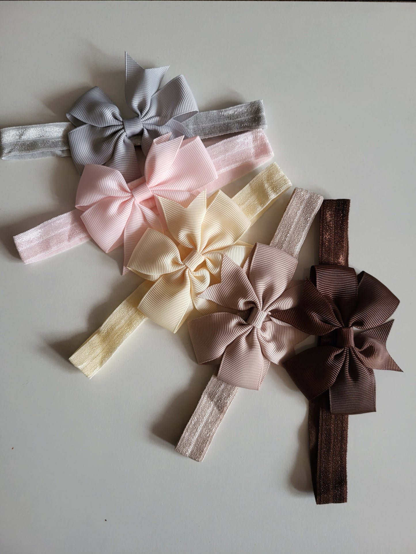 Bow hairbands ×5