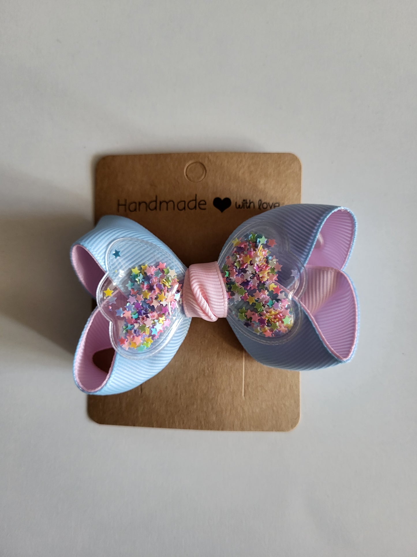 Star bow hair clip
