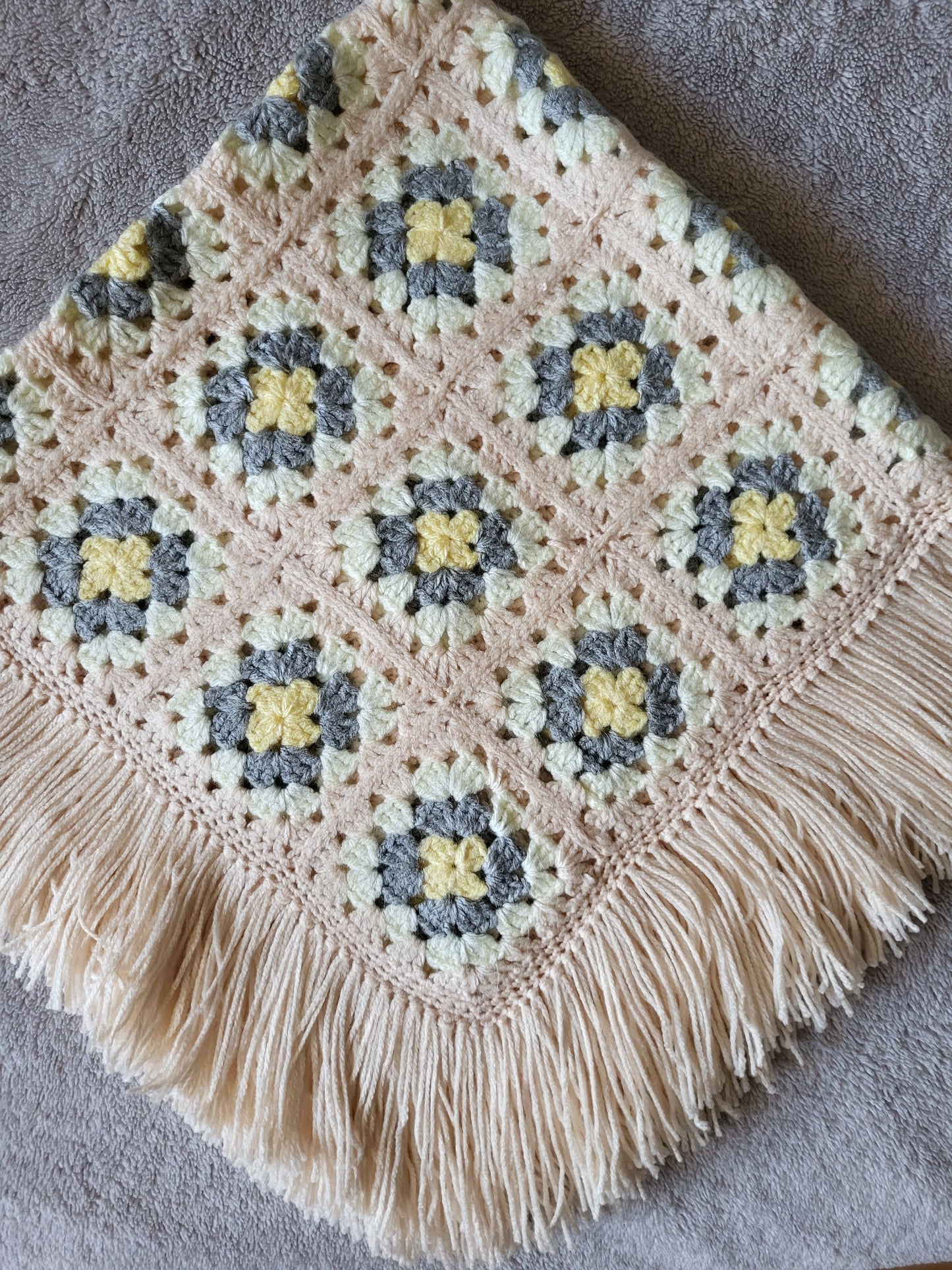 Handmade crochet baby blanket