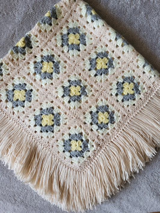 Handmade crochet baby blanket