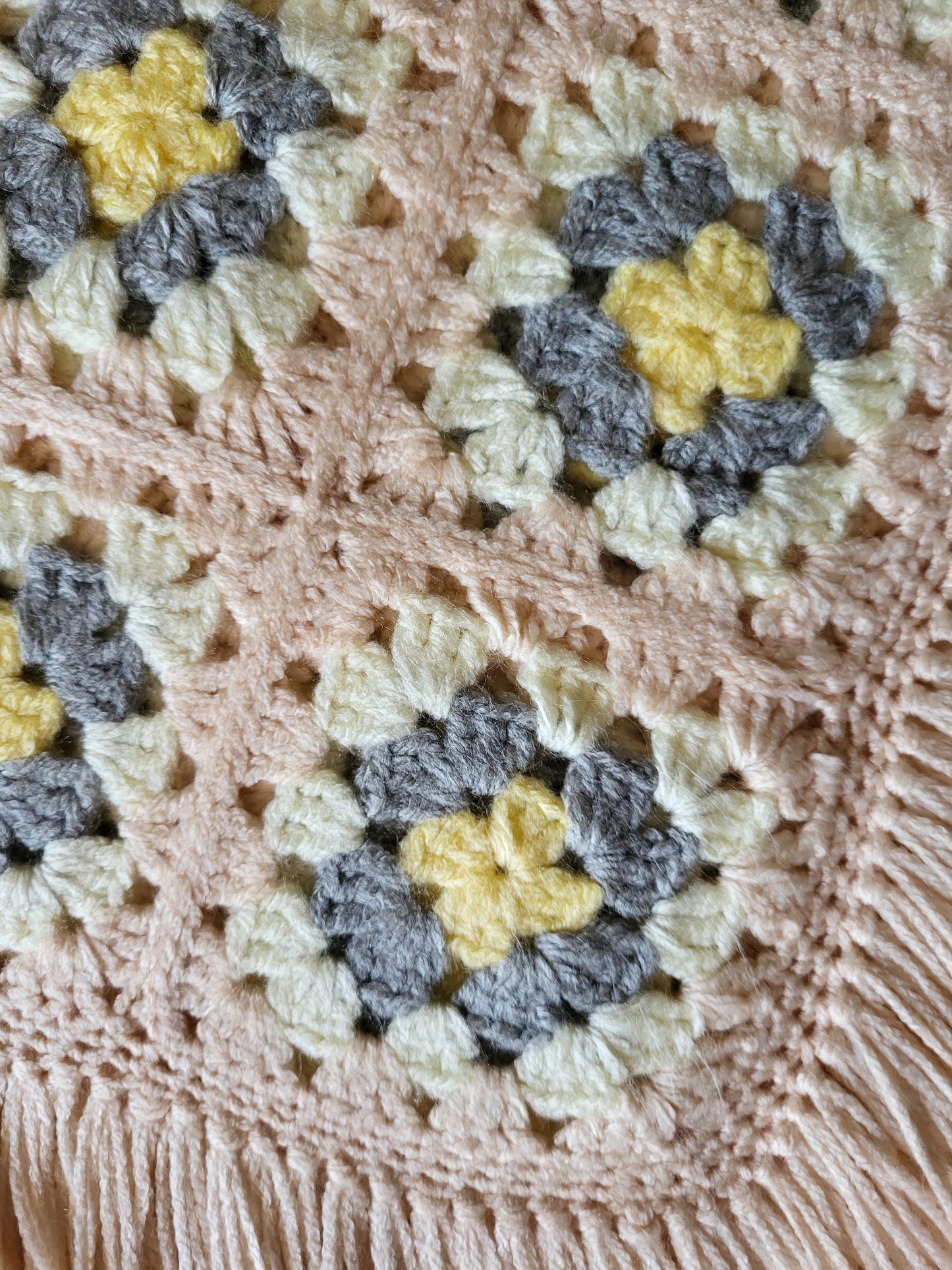 Handmade crochet baby blanket