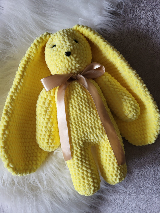 Handmade crochet soft bunny toy