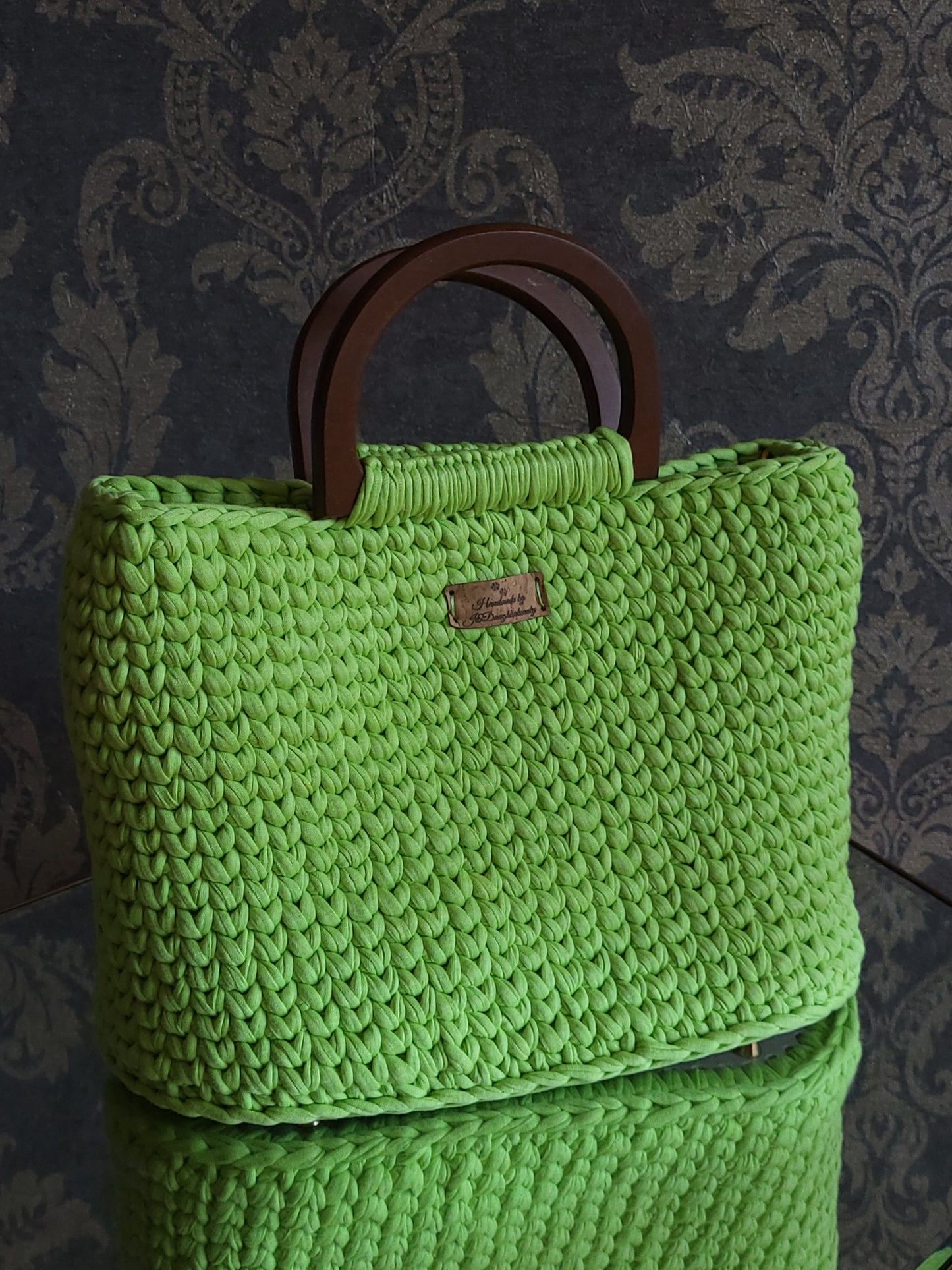 Handmade crochet handbags or cross body bag, classic and casual style