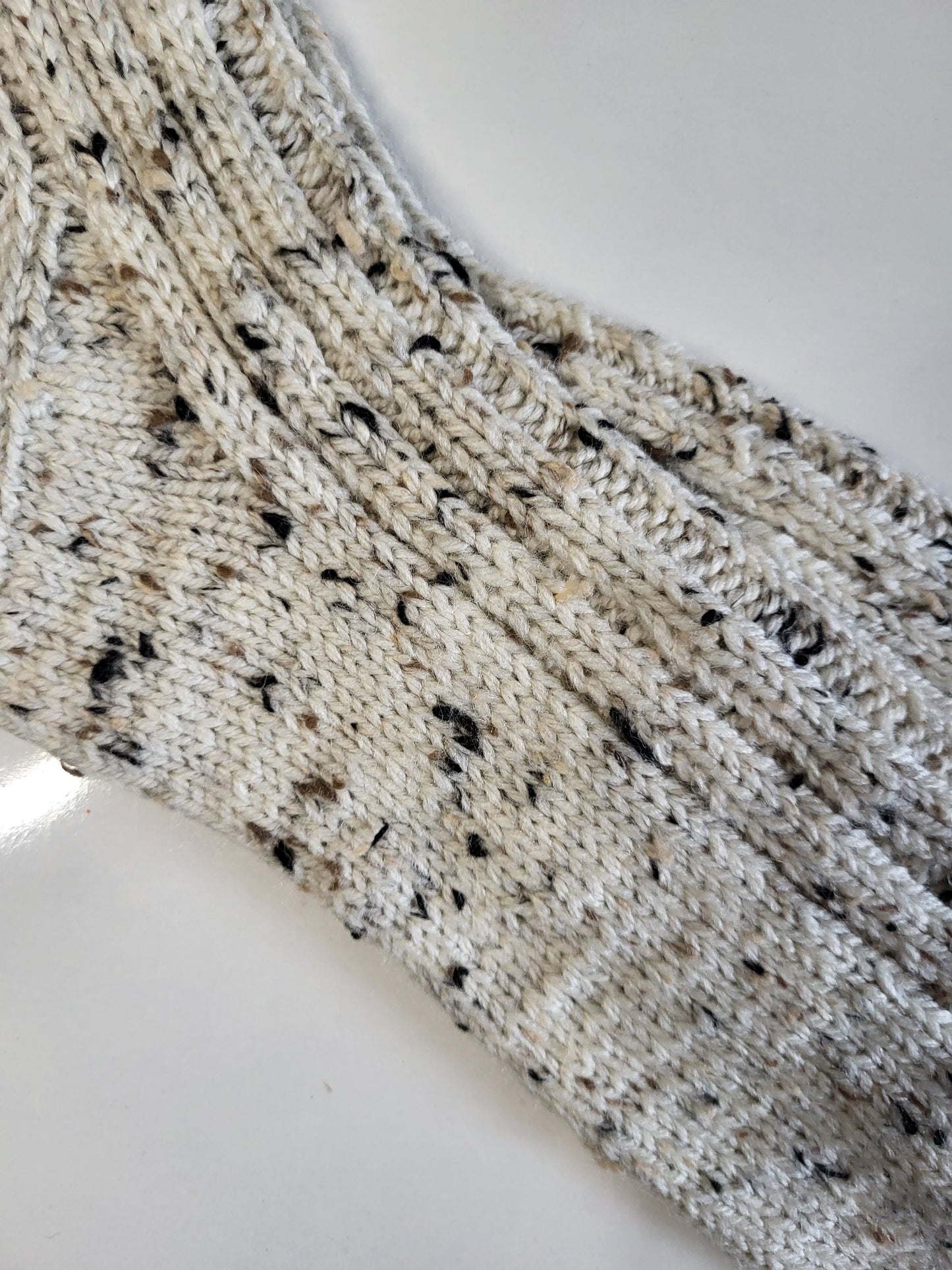 Men's knitted aran yarn socks size 11 UK