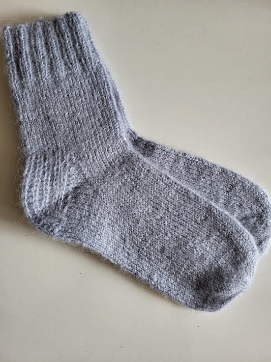 Ladies knitted mohair soft socks size 4.5-5 UK