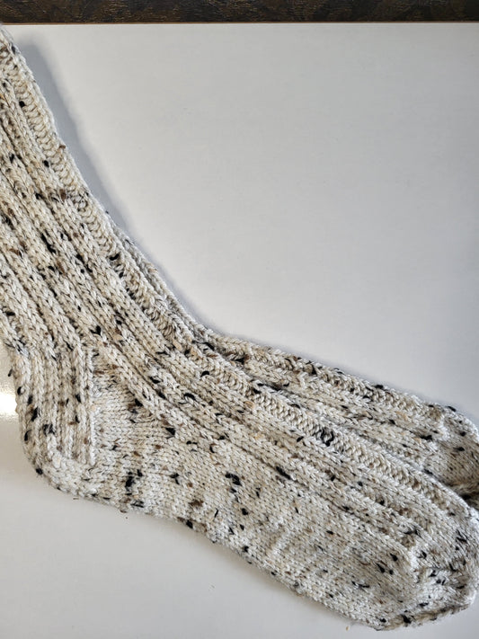 Men's knitted aran yarn socks size 11 UK