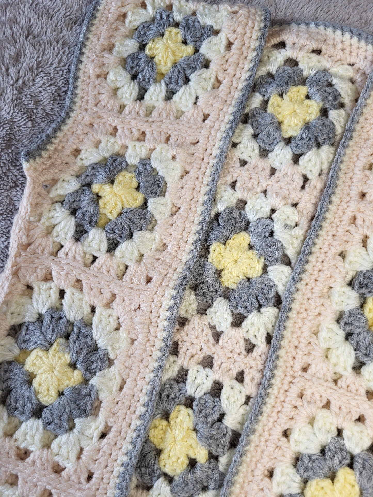 Girl crochet vest size 3 year old